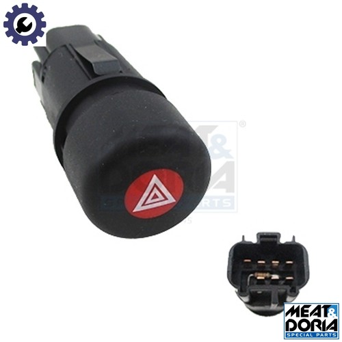 Hazard warning light switch - light,
