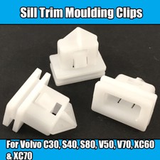 10x Clips For Volvo Sill Trim